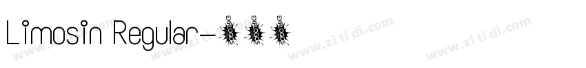 Limosin Regular字体转换